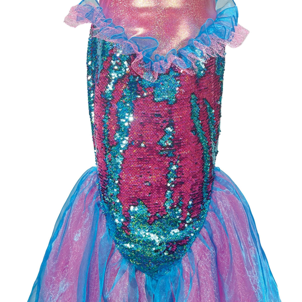 Glamorous Mermaid 2pc Halloween Costume for Children, Girl's Size S (6/6x), by Way to Celebrate