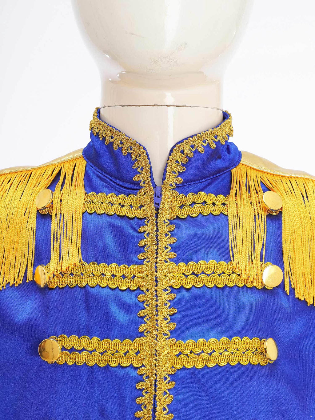 iiniim Kids Boys 1960s British Pop-Star Shirt Long Sleeve 60s Rock Band Musician Zipper Jacket Royal Blue 6
