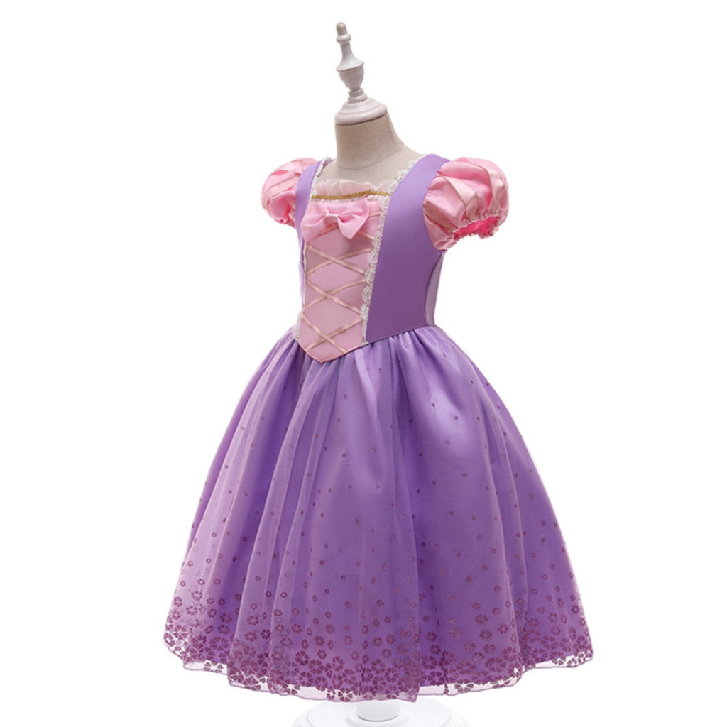 CHOYURME CHONYURM Girls Yellow Princess Costume Off Shoulder Dress with Accessories