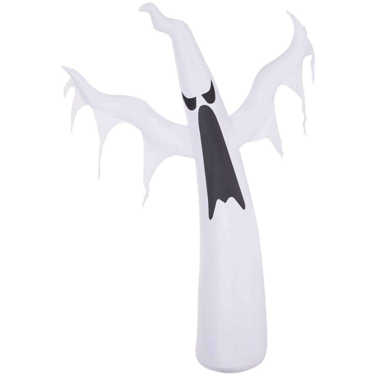 HOMCOM Halloween Inflatable Ghost with LED Lights for Garden Indoor Outdoor