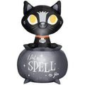 3.5’ Hocus Pocus Binx with Calderon Scene Airblown Inflatable Halloween Decor