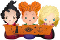 3.5' Tall Gemmy Hocus Pocus Sisters Airblown Halloween Inflatable Yard Decoration 220556