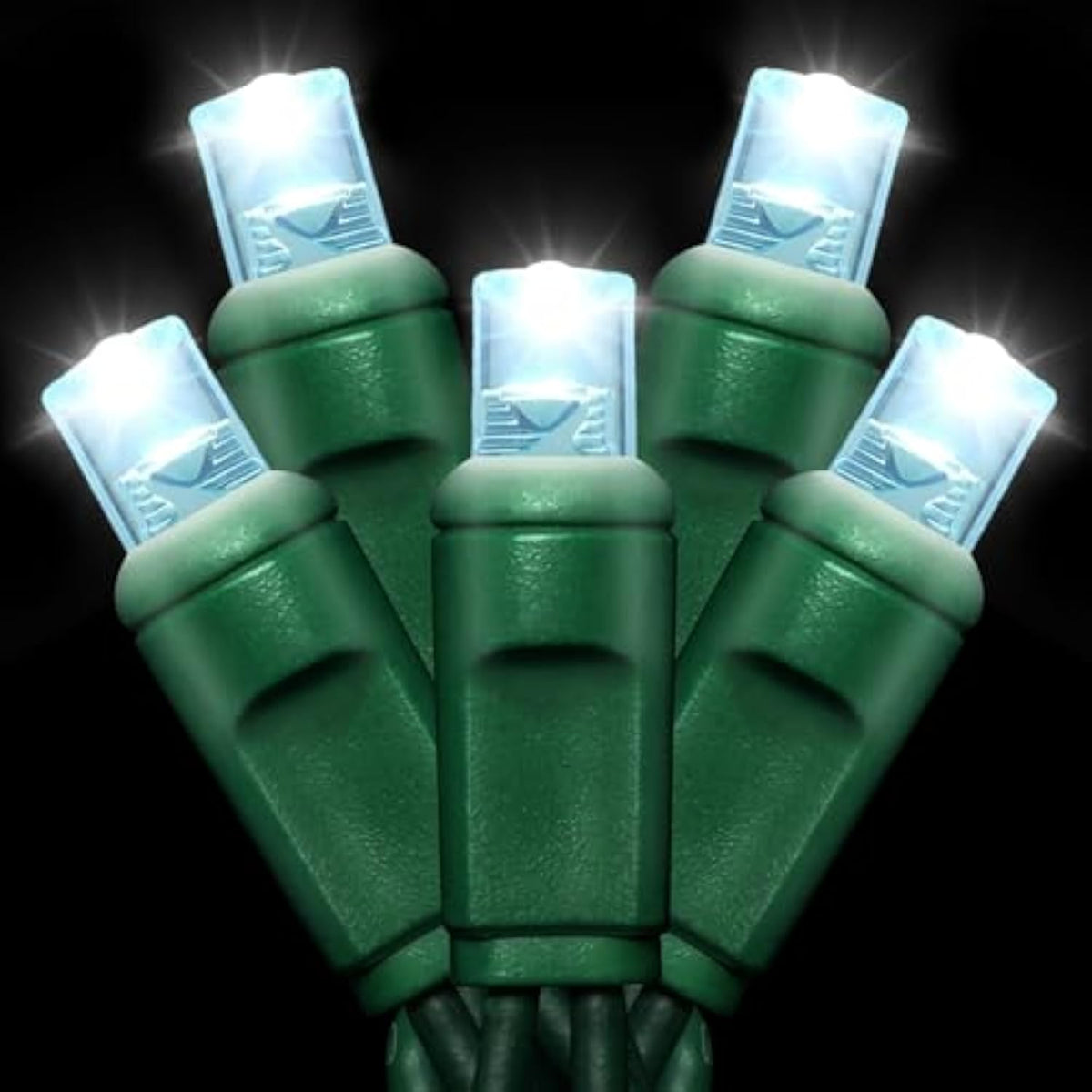 Wick's Outdoor Living LED 5MM Multi-Color Holiday Lights, 50 FT in length, 150 CT, and 6 different color options