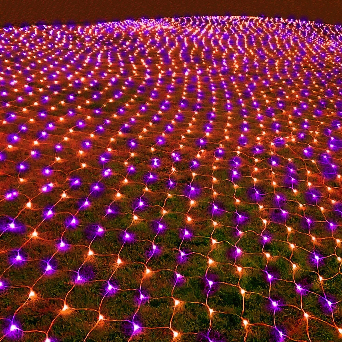 Dazzle Bright Christmas Net Lights, 360 LED 12FT x 5 FT Transparent Wire Waterproof Connectable String Lights with 8 Modes Christmas Outdoor Lights for Bushes Garden Party Holiday Decoration (Green)