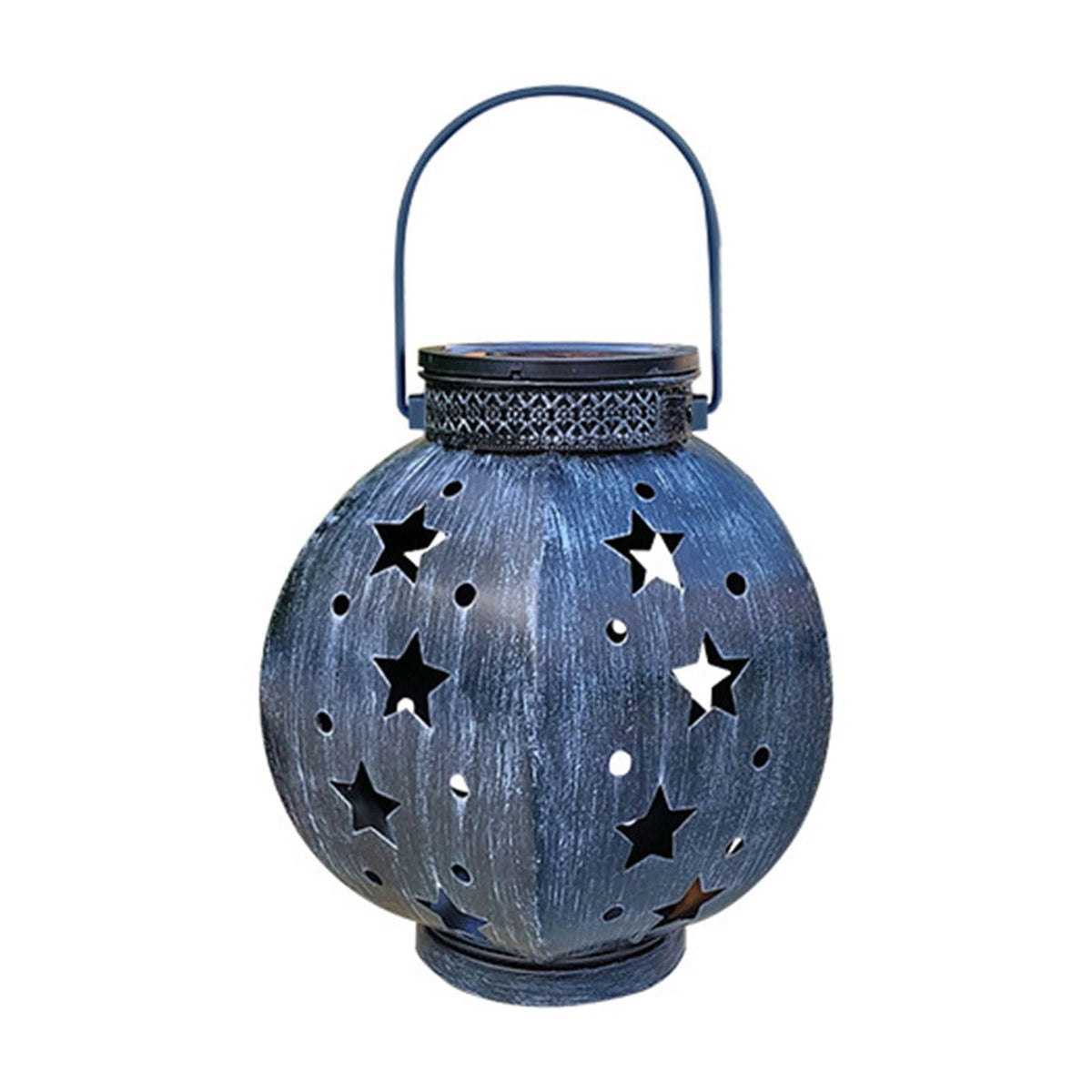 xjwjuw Solar Outdoor Table Lantern, Flickering Flame Warm Light & Solar-Powered, Weather-Resistant Metal Construction, Decorative LED Tabletop Lamp for Garden, Patio and Yard