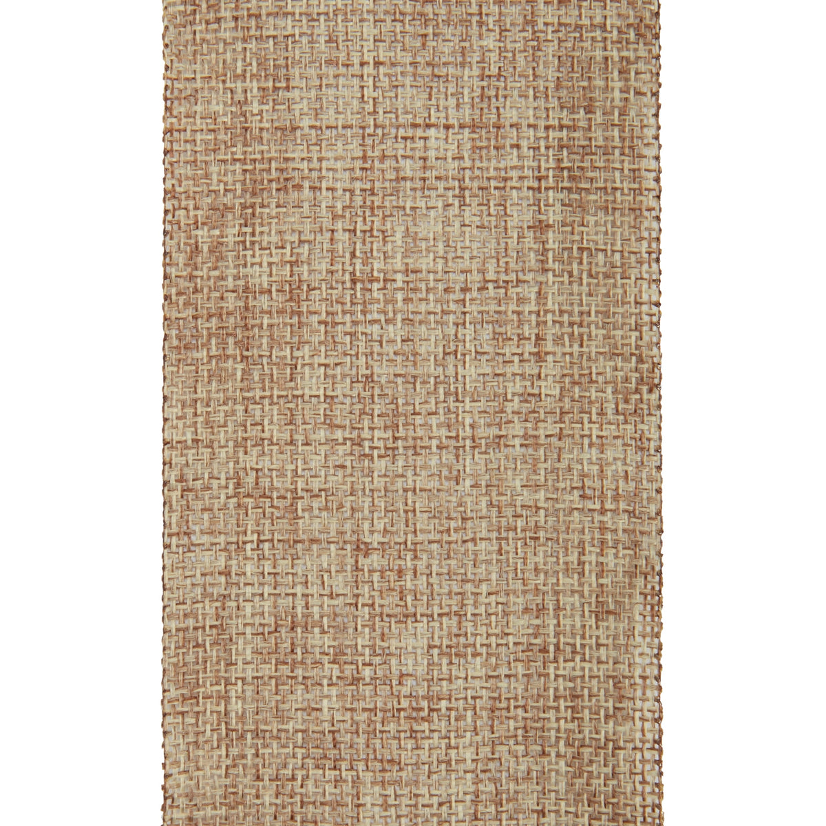 (2 pack) Offray Ribbon, Natural 2 1/2 inch Woven Burlap Woven Ribbon, 9 feet