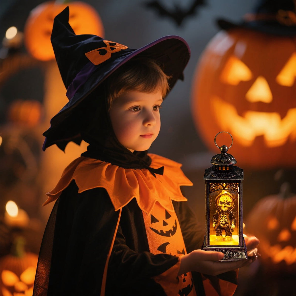 Halloween LED Skeleton Battery Operated Flameless Candle Light For Party Bar & Room Decorations