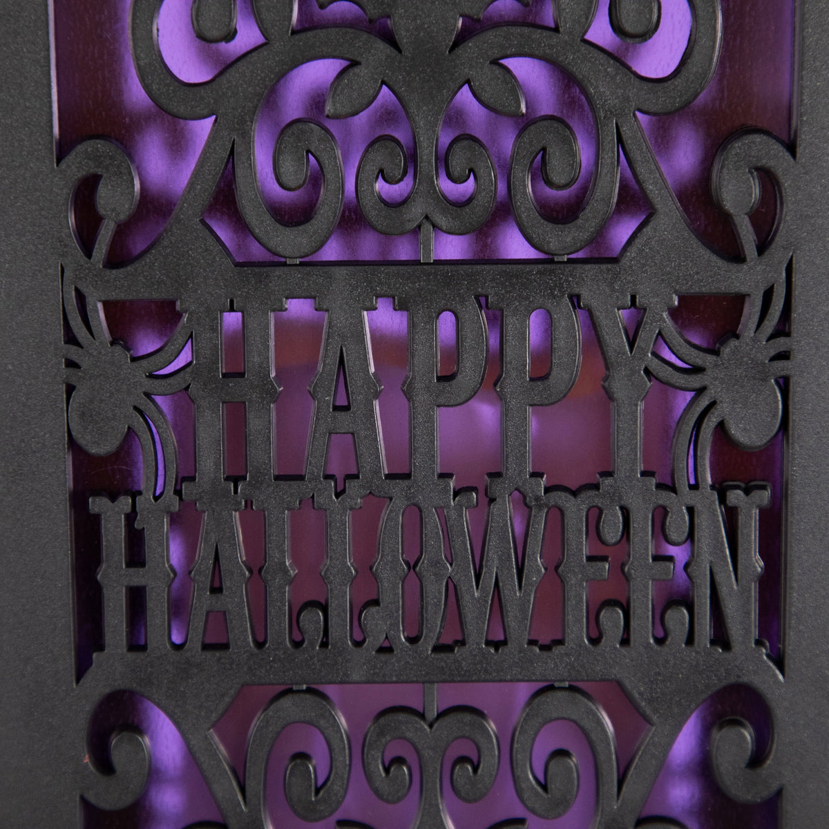 Northlight LED Lighted Bats "Happy Halloween" Candle Lantern - 11"