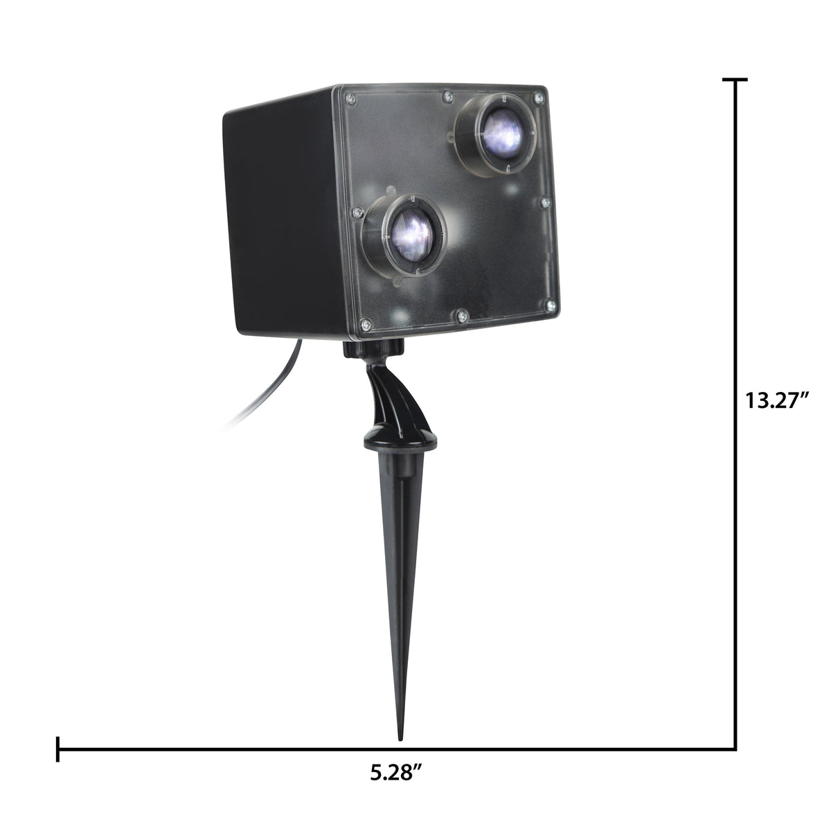 Halloween Projection Light Swirling Storm Flying Witch 5.27 in x 5.15 in x 13.26 in 1.47 lb