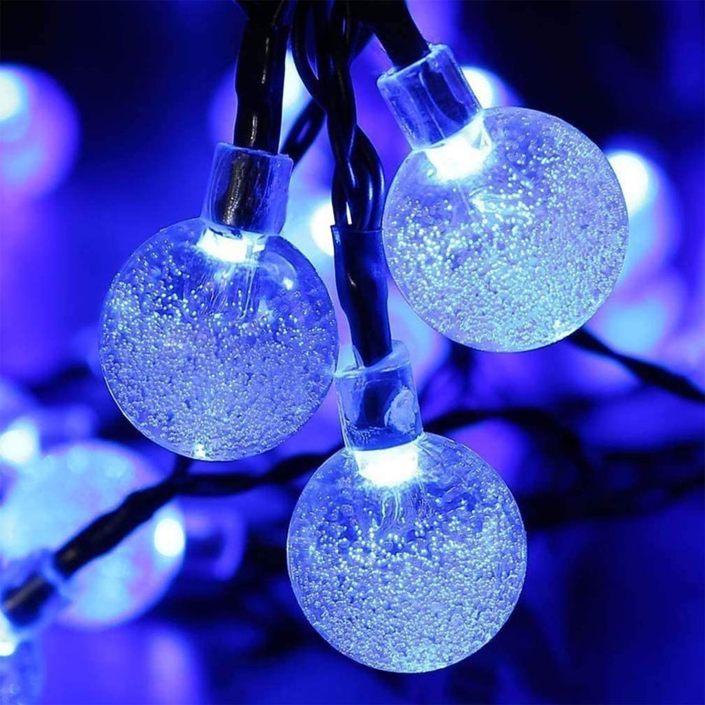 Toodour Solar String Lights Outdoor, 35.6ft 60 LED Waterproof Solar Powered Globe Patio Lights with 8 Modes for Garden Home Gazebo Yard Decorations (Warm White)