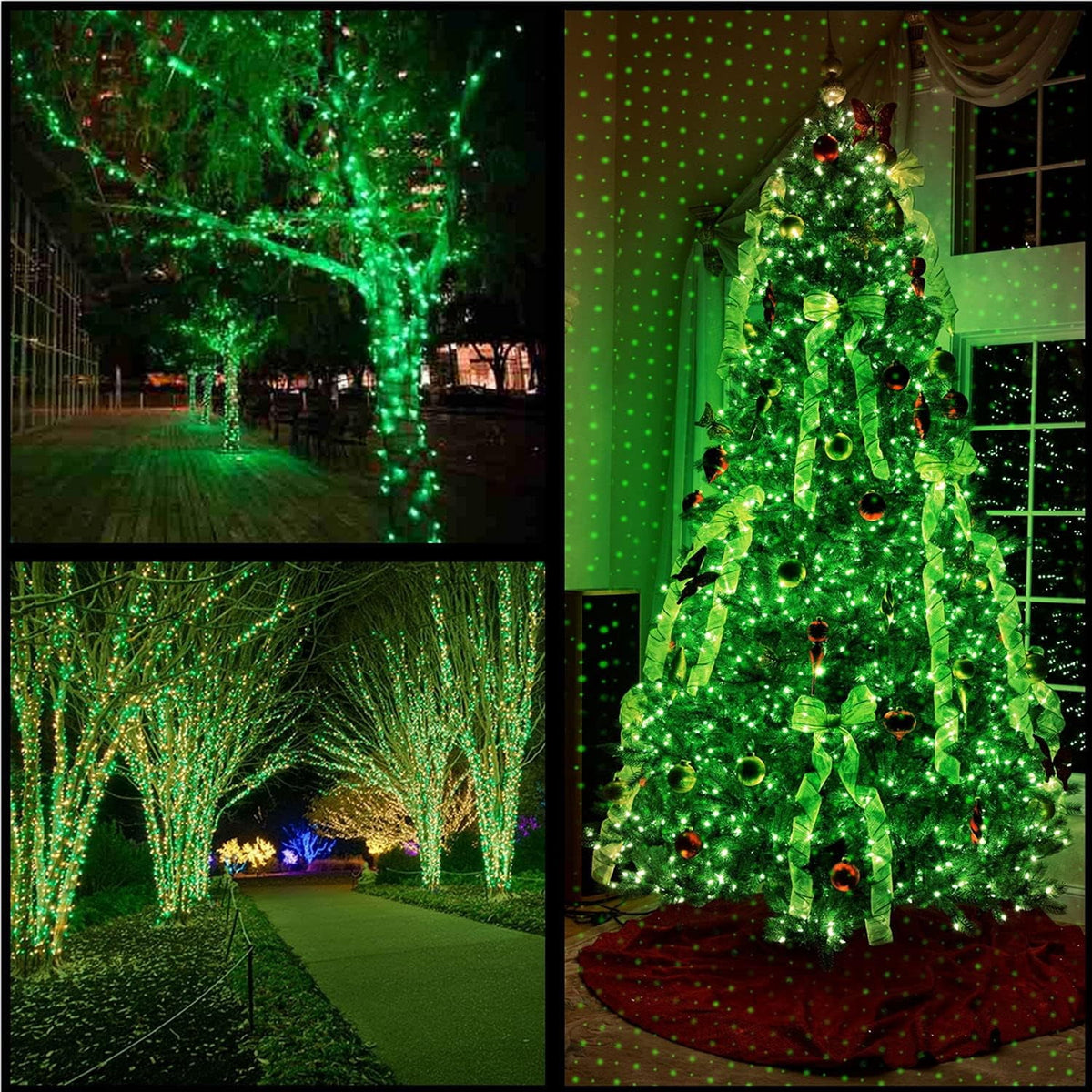 Wick's Outdoor Living LED 5MM Multi-Color Holiday Lights, 50 FT in length, 150 CT, and 6 different color options