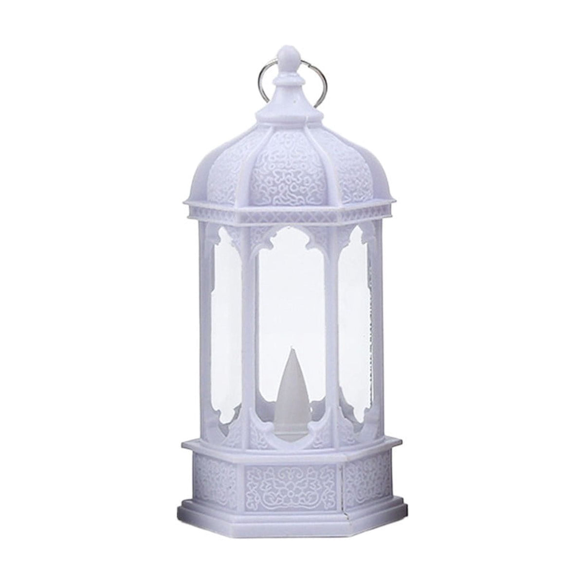 Djiypn Mini Lanterns 2Pack LED Small Lanterns Decorative Indoor Outdoor Hanging Lantern Decorative Candle Light Farmhouse Decor for Weddings Western Camping Party Halloween Christmas Decorations