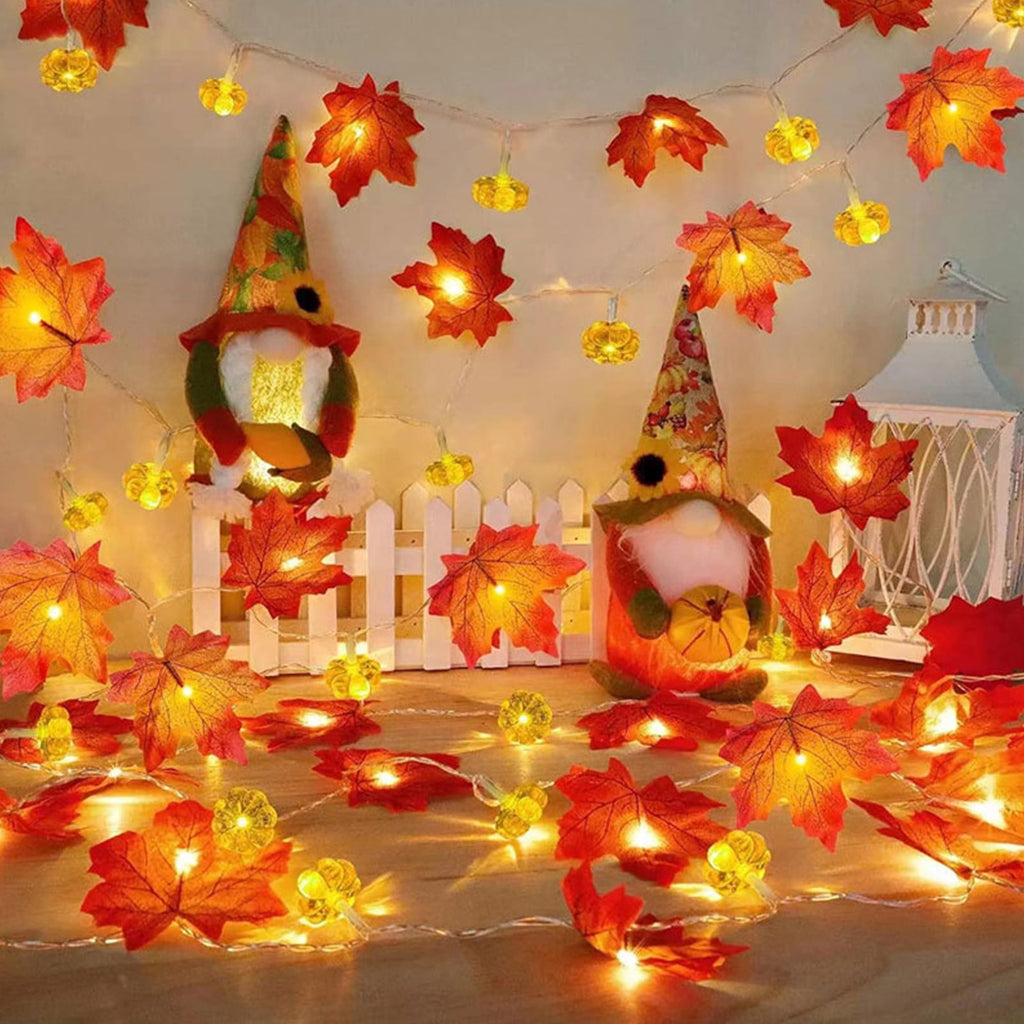 XGFHYJEH Halloween Lights Decorations, Halloween Pumpkins Garland Lights Fall Decoration Ornament, Halloween Decor for Indoor Outdoor Home Outside Yard Lawn Garden Party