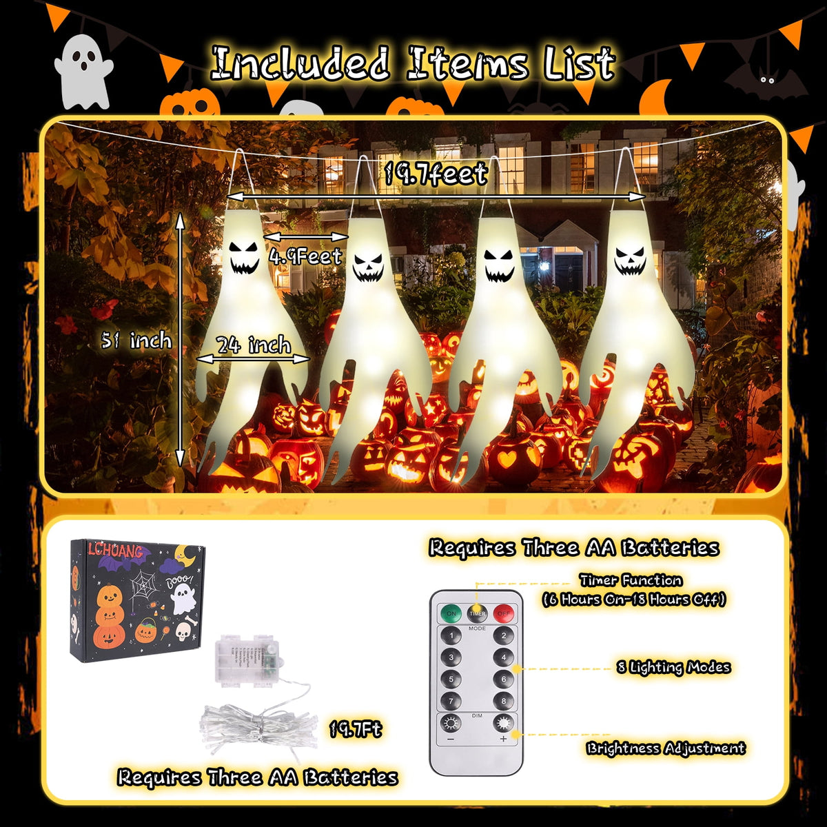 Halloween Decorations Spider Web Lights,4FT Diameter 70 LED with Black Spider, Waterproof Net Lights, Remote Control, 8 Modes Cobweb Halloween Decorations for House Garden Indoor Outdoor (Purple)
