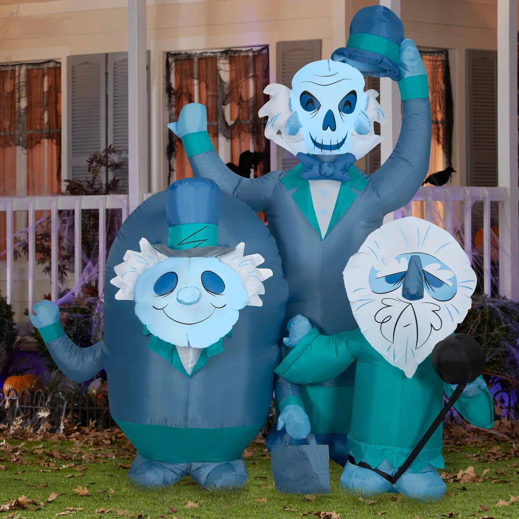6 Ft. Airblown Blowup Inflatable Disney's Haunted Mansion Hitchhiking Ghosts with Built-In LED Lights Halloween Outdoor Yard Decoration