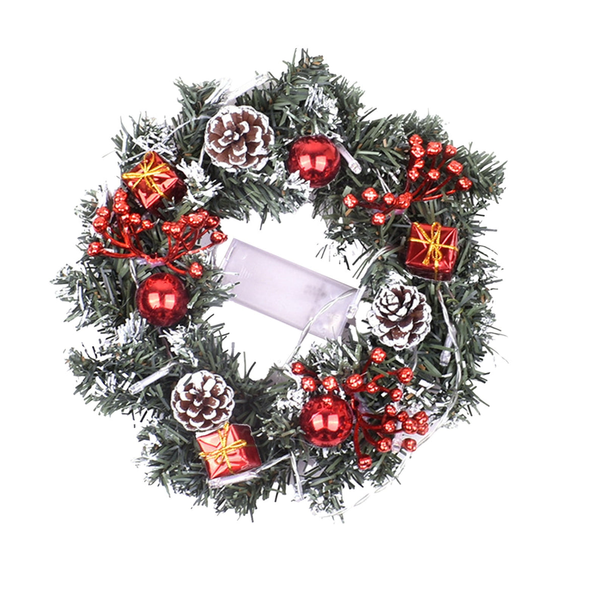 Btomtd Diameter 8" Pumpkin Skull Wreath Halloween Decor Acrylic Round Disk Hanging Ornament with Garland for Front Door Window, B