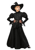 Classic Black Witch Girls Costume