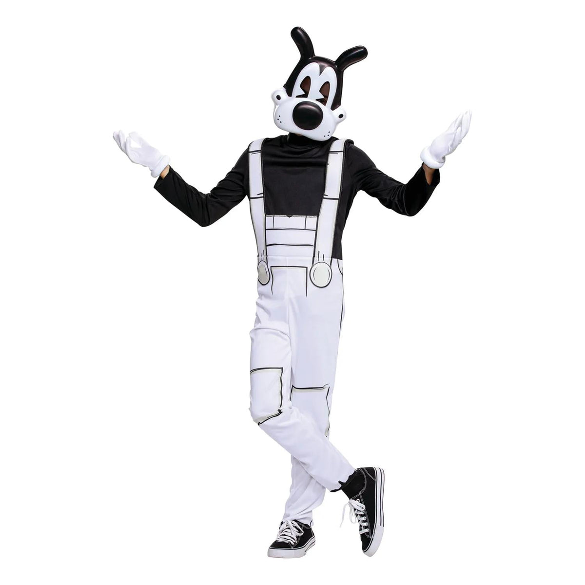 Disguise Boys' Classic Bendy and the Ink Machine Boris the Wolf Costume - Size 10-12