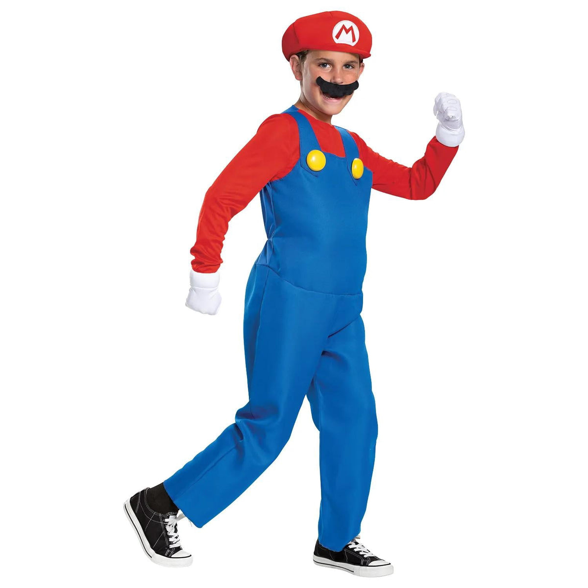Disguise Boys' Super Mario Bros. Mario Deluxe Costume - Size 4-6