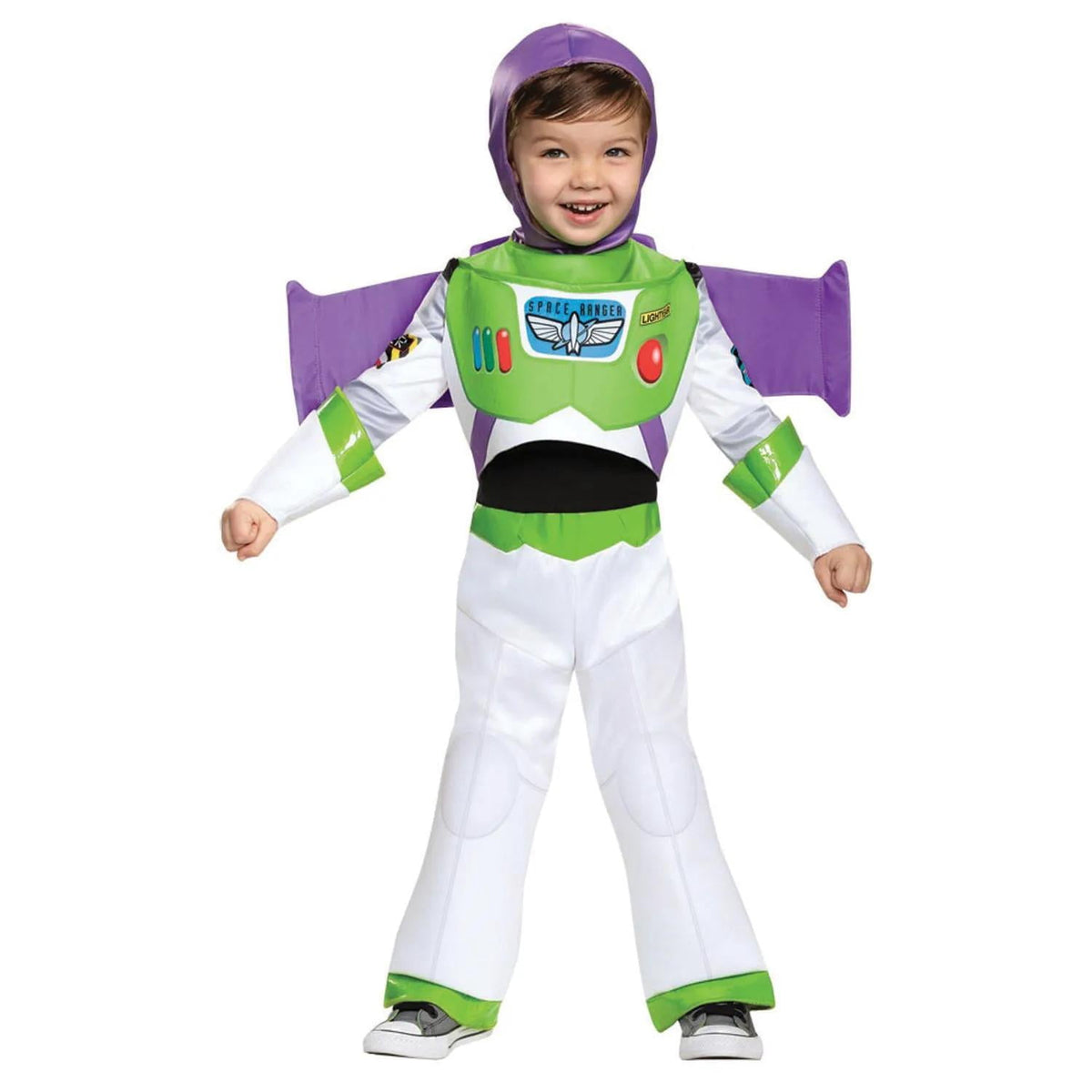 Disguise Boys' Toy Story Buzz Lightyear Deluxe Costume - Size 7-8