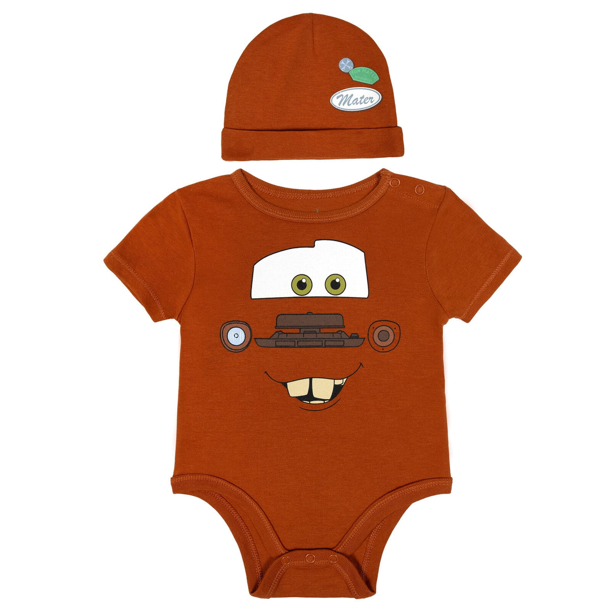 Disney Winnie the Pooh Baby Boy or Girl 2-Piece Cosplay Bodysuit and Hat Set Light Blue Eeyore