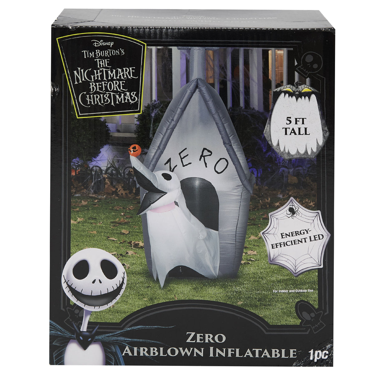 Disney Halloween Airblown Inflatable, Nightmare Before Christmas, Zero Doghouse