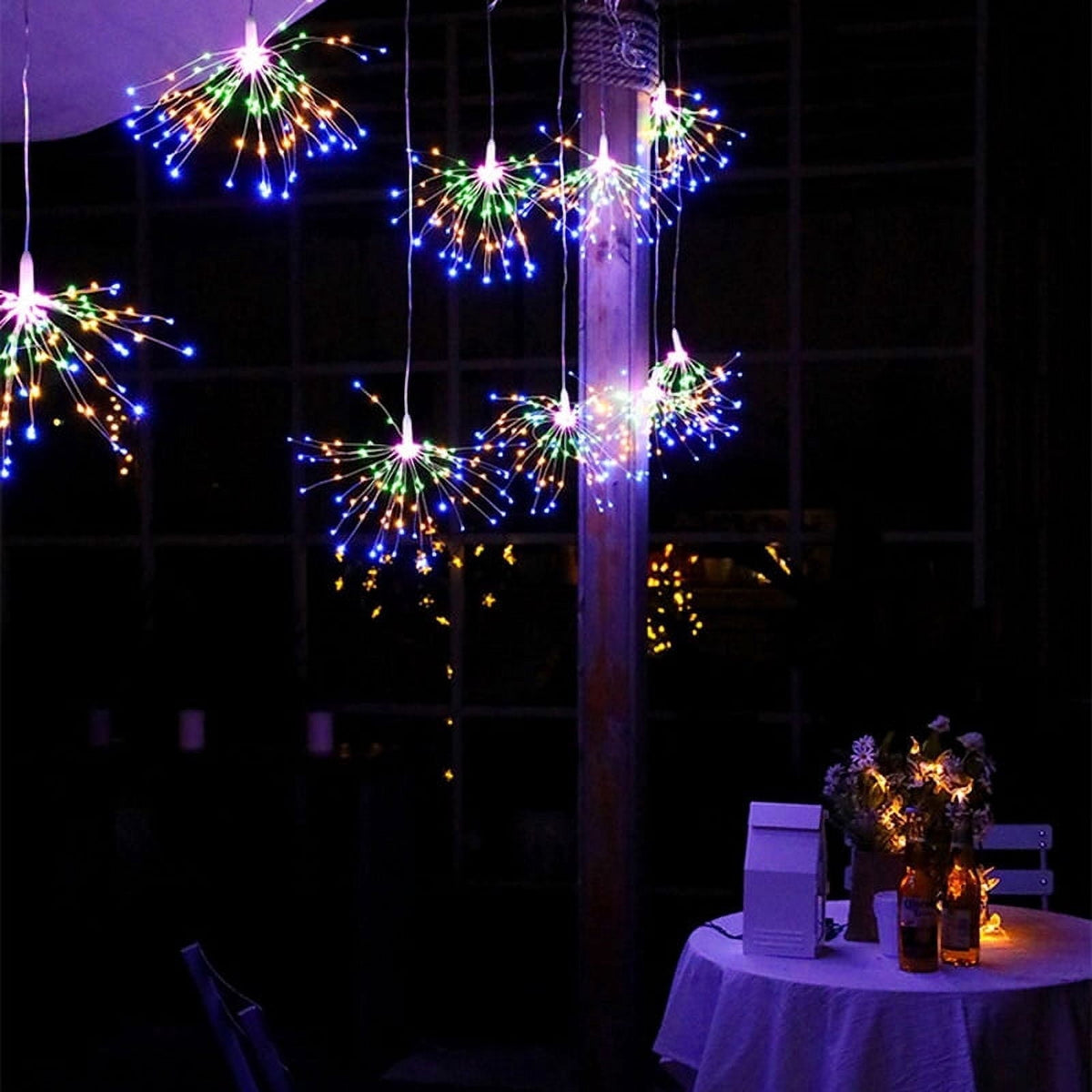 Firework Solar Power LED String Copper Wire Fairy Lights Xmas Party Decor Lamp,Suit for Christmas, Halloween,Thanksgiving Day,Mother's Day,Valentine's Day,Party Decoration