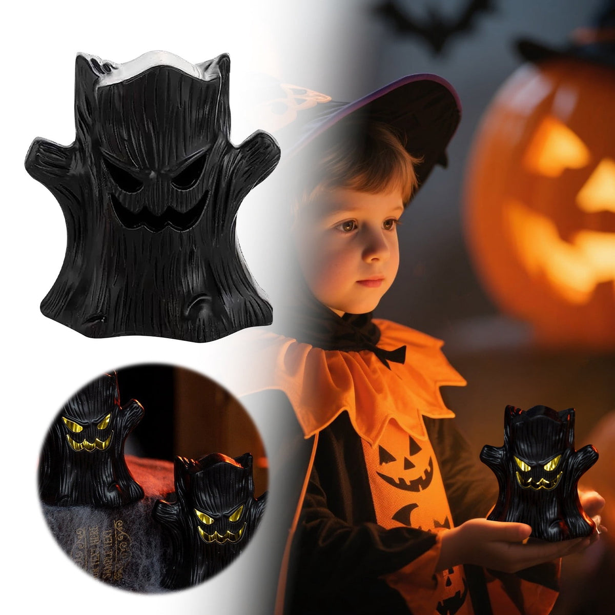 Halloween LED Skeleton Battery Operated Flameless Candle Light For Party Bar & Room Decorations