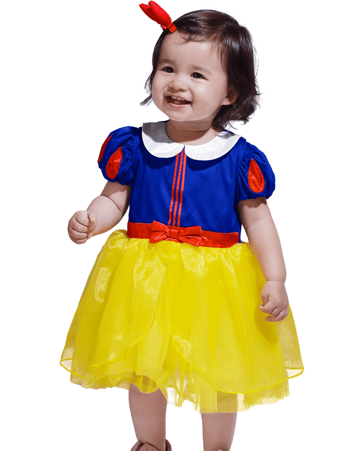 IKALI Baby Girls Princess Costume Dress up Clothes, Toddler Tutu Blue Outfit for Birthday Party 6M-4T