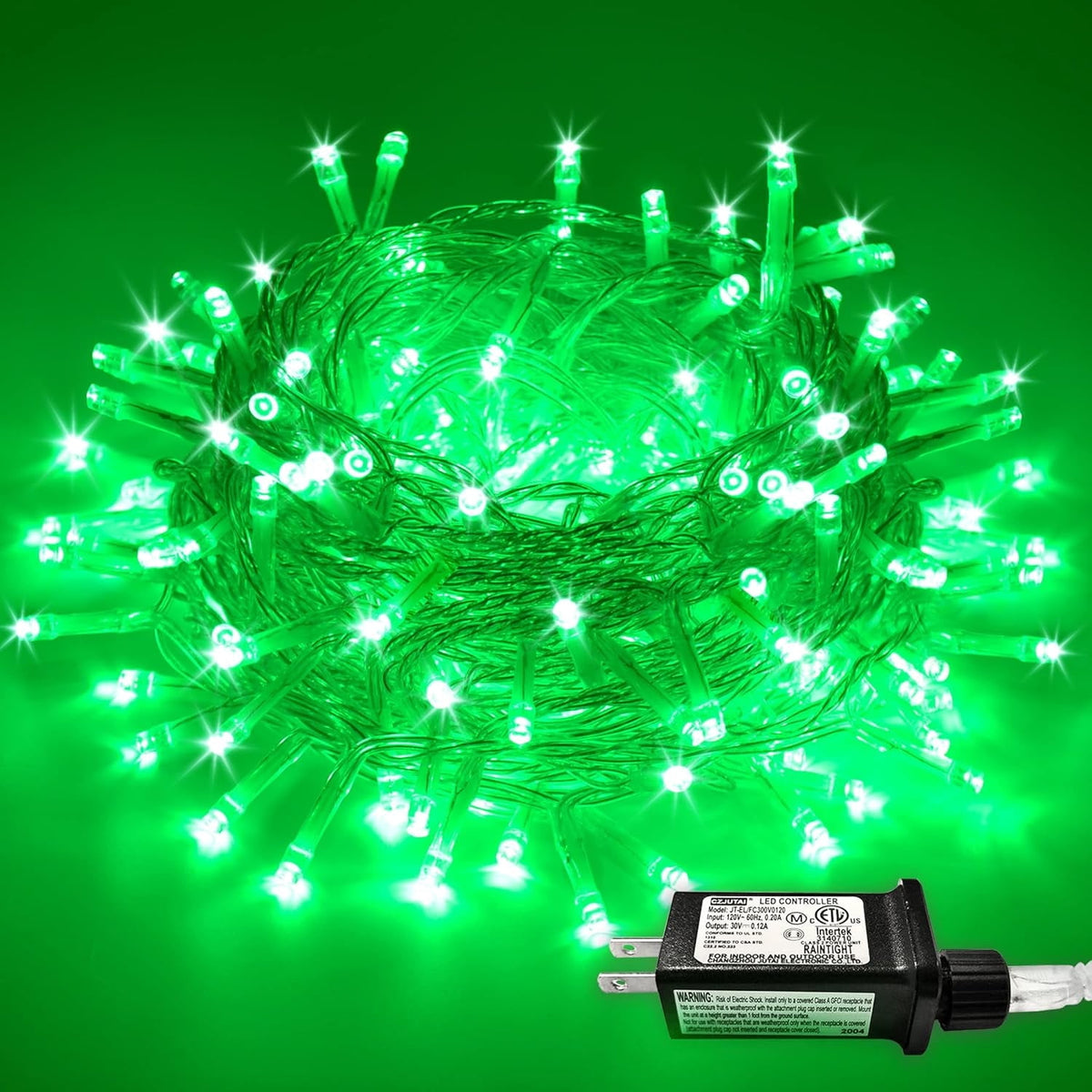 JMEXSUSS 200 LED Christmas Lights Indoor Outdoor, Connectable Warm White Christmas Tree Lights Clear Wire, 66 Ft Twinkle Fairy String Lights Plug in for Bedroom Wedding Christmas Tree Decorations