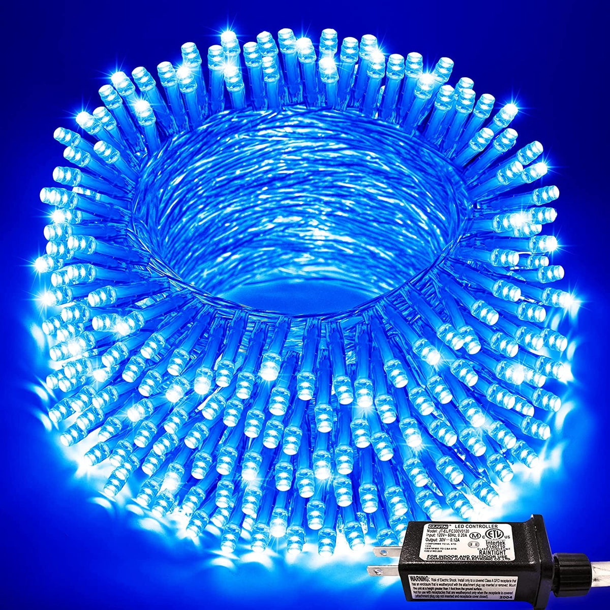 JMEXSUSS 200 LED Christmas Lights Indoor Outdoor, Connectable Warm White Christmas Tree Lights Clear Wire, 66 Ft Twinkle Fairy String Lights Plug in for Bedroom Wedding Christmas Tree Decorations