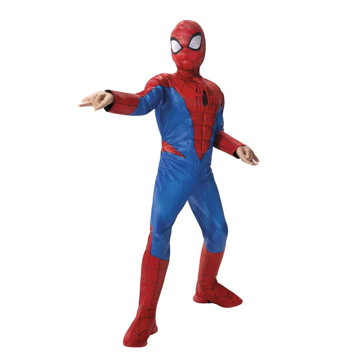 Boys' Marvel Avengers Spider-Man Qualux Costume by Jazwares - Size Large