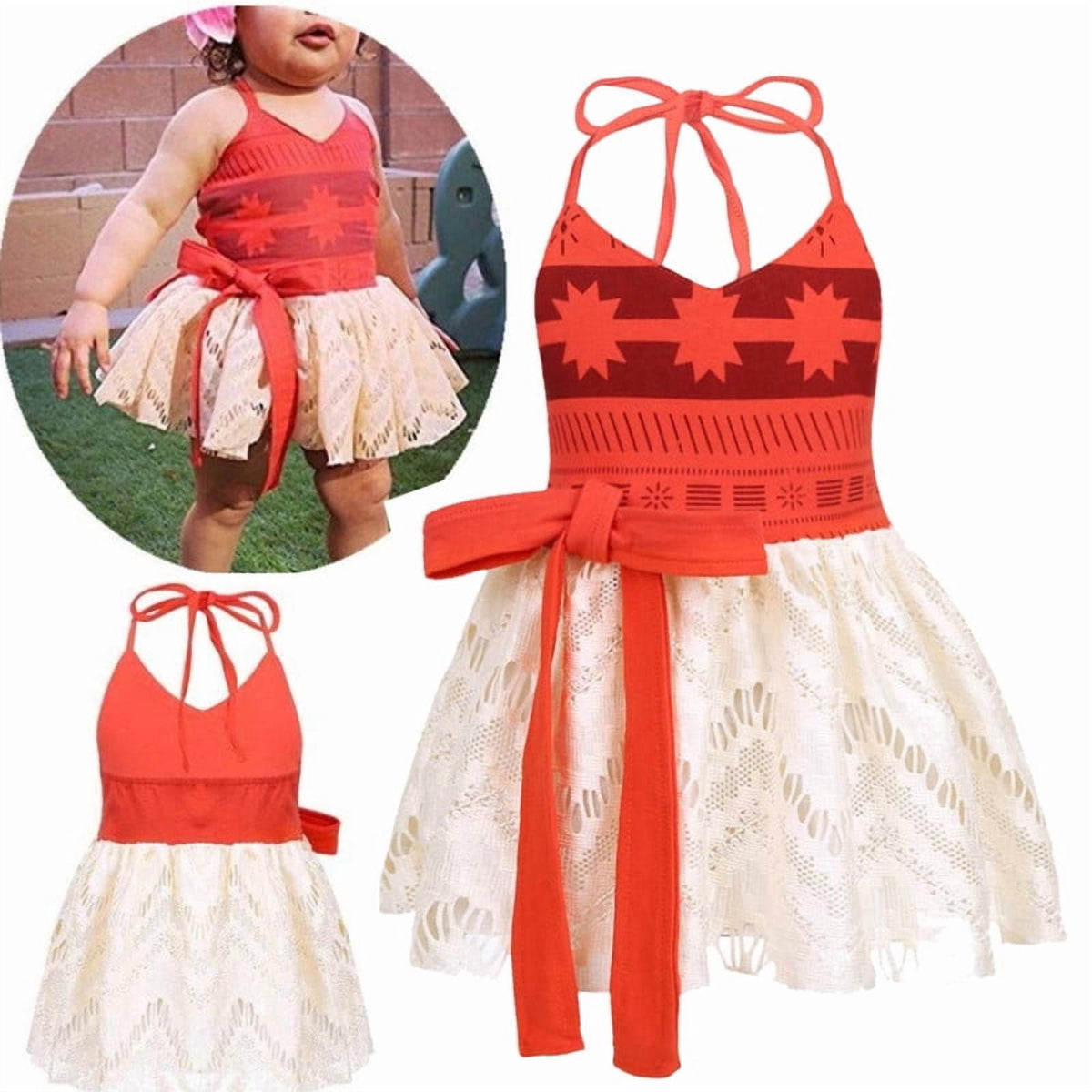 Jurebecia Princess Costume for Girls Dress Halloween Cosplay Outfits Birthday Fancy Tween Dress with Accessories 130 cm 7-8 Years