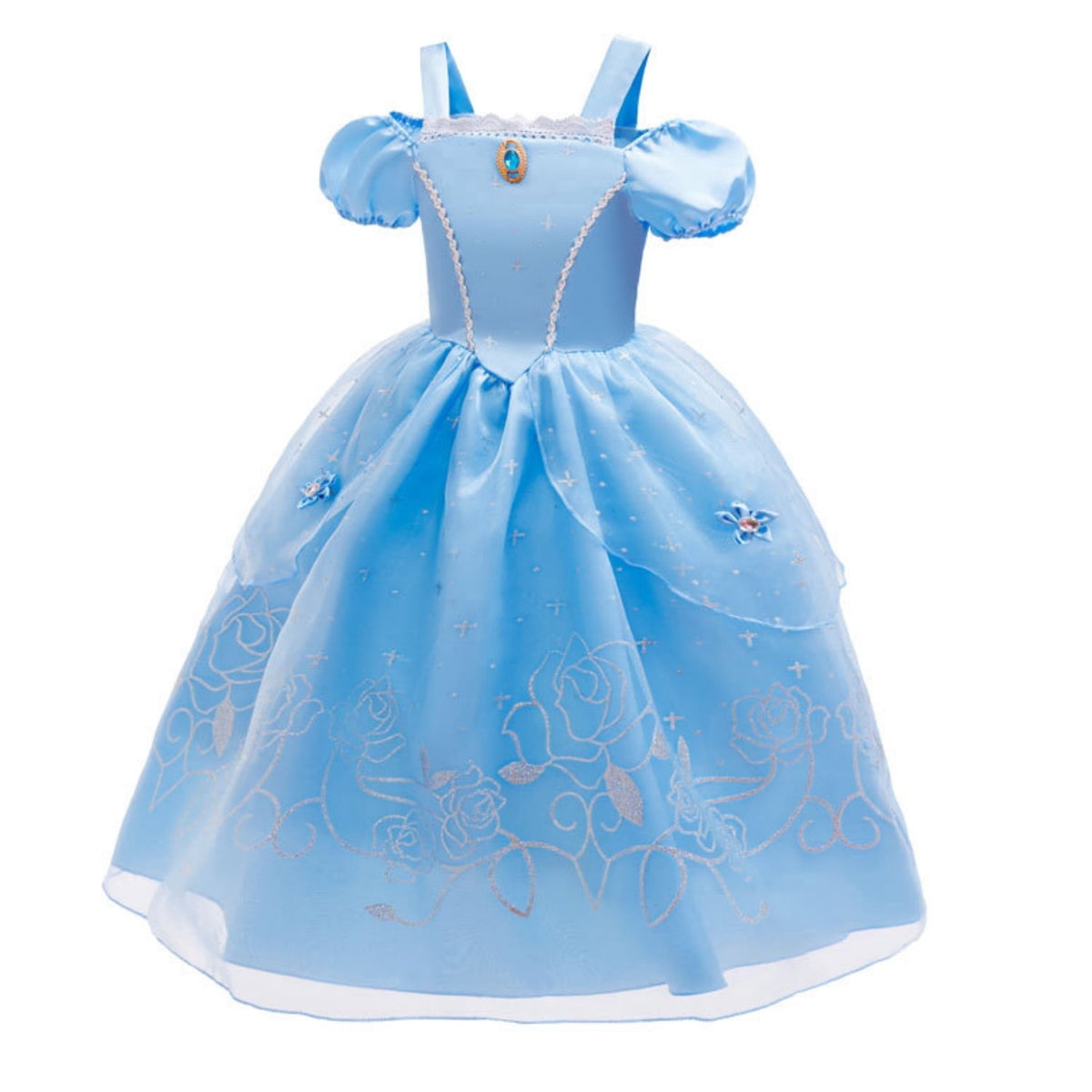 LOEL Girls Princess Dress Fairy Pink Dress Christmas Birthday Dress Up