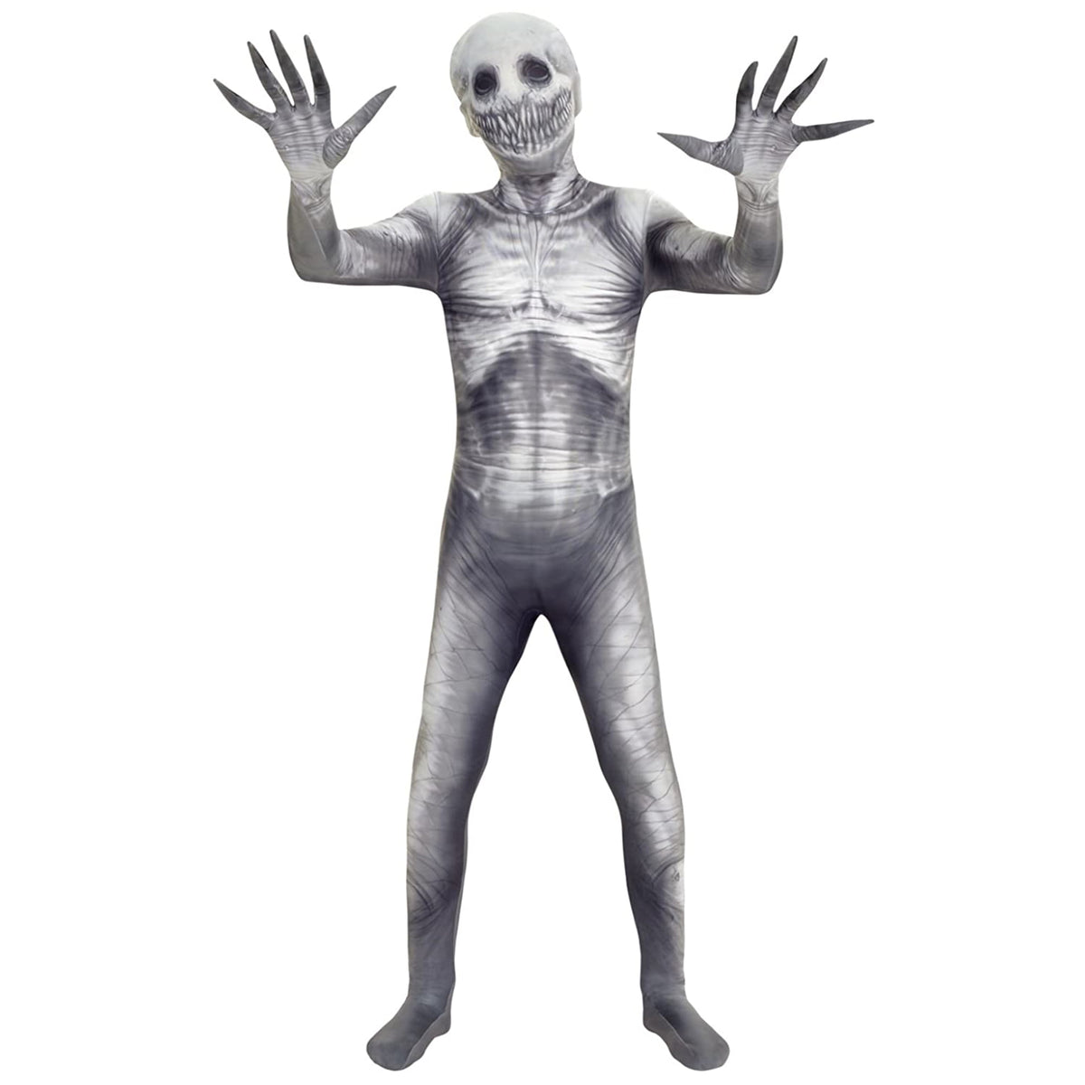 Morphsuits Kids the Rake Morphsuit Boys Girls Creepepasta Halloween Costume Halloween Gray M