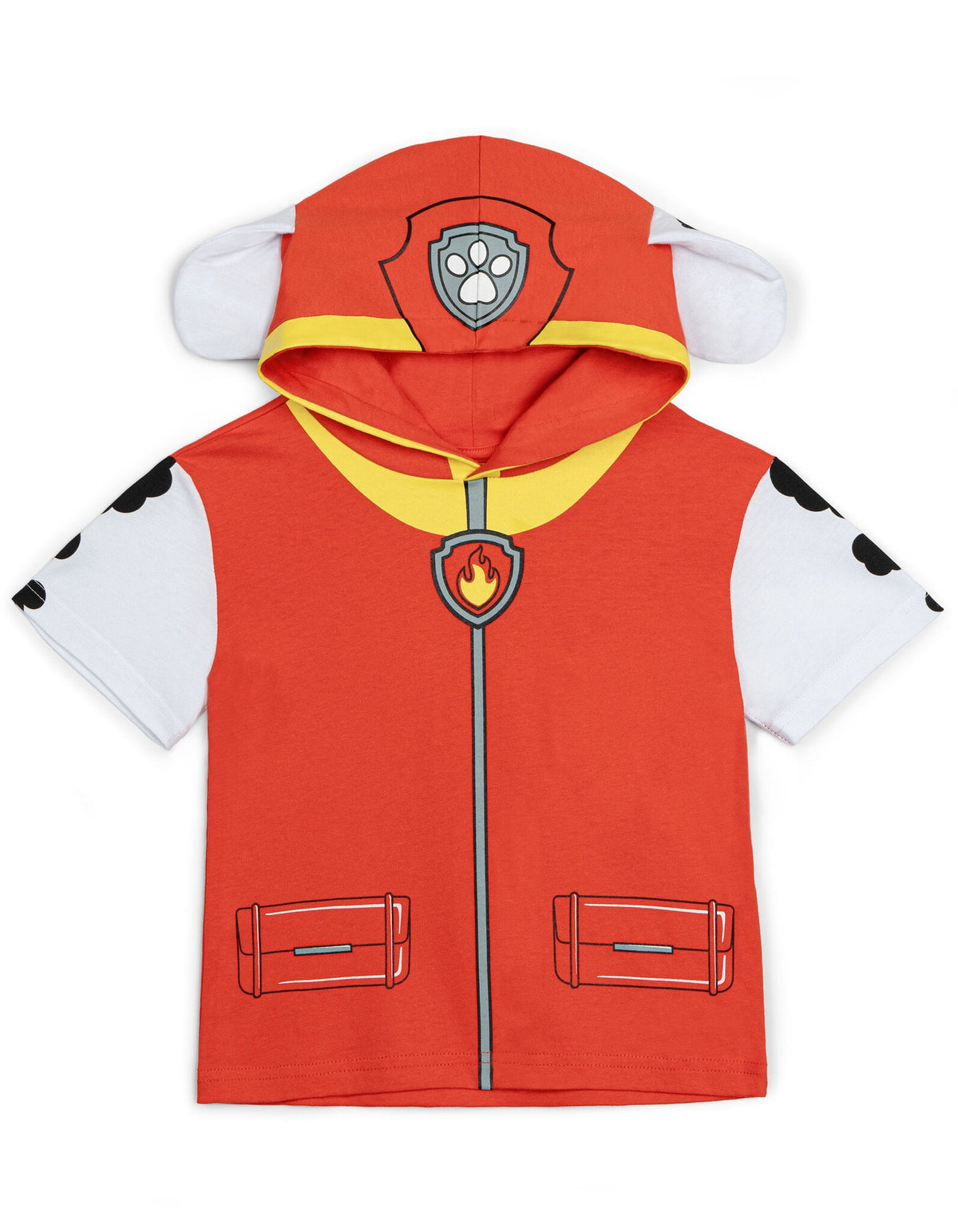 Paw Patrol Little Boys' Cosplay Hooded T-Shirt Chase Royal Blue