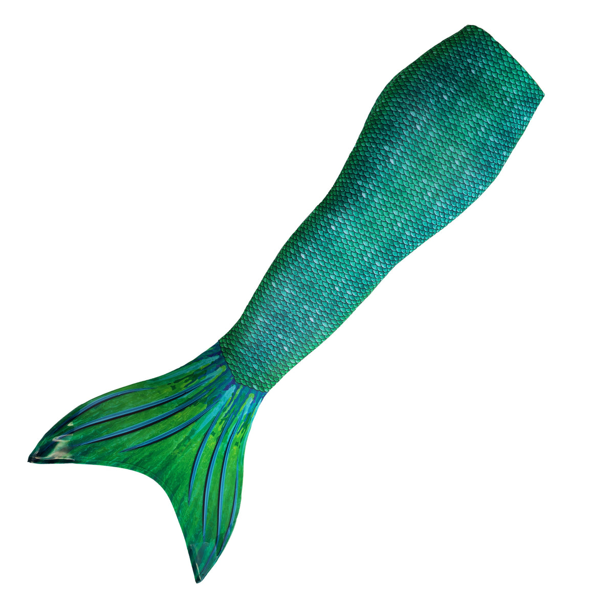 Sun Tail Mermaid Blue Lagoon Tail Skin, Size Child Extra Large (Monofin Not included) for Girls