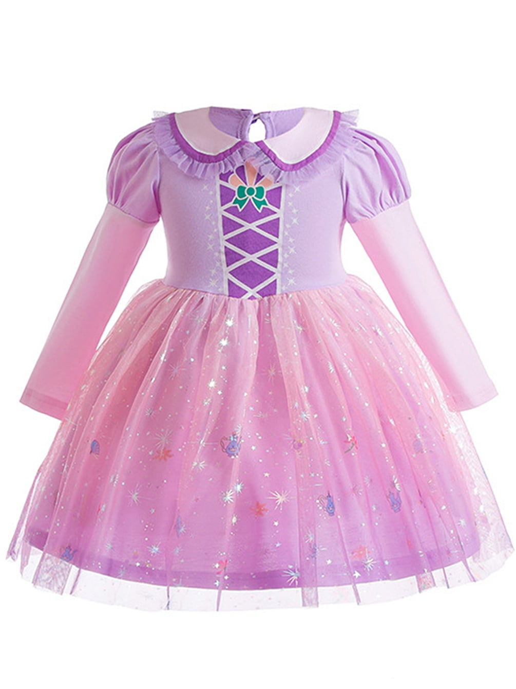 WIBACKER 1-6Y Toddler Girls Princess Costumes Dresses Fancy Dress Up Clothes for Halloween Party Cosplay, Christmas Gift
