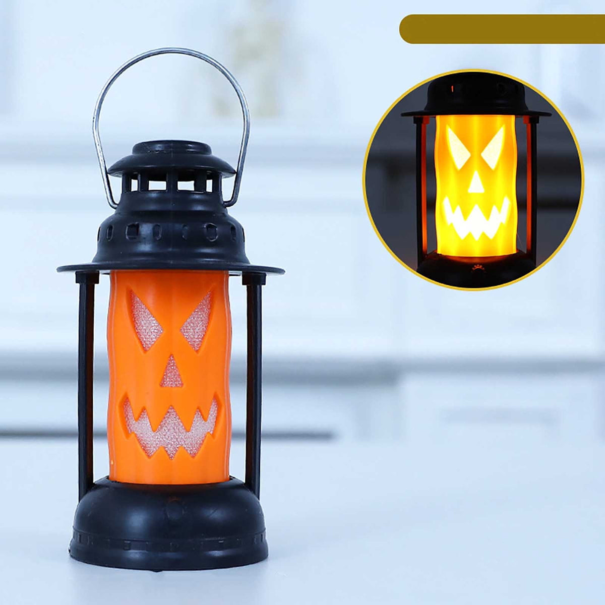 YZEGDCH Halloween Decorations Costume Skull Kerosene Lamp Home Savings Landscape Decor for Table Patio Garden Yard Pathway Porch