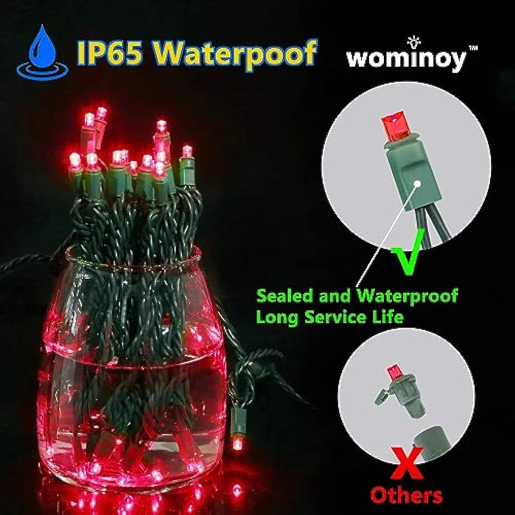 Wick's Outdoor Living LED 5MM Multi-Color Holiday Lights, 50 FT in length, 150 CT, and 6 different color options