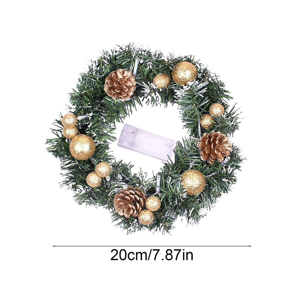 Btomtd Diameter 8" Pumpkin Skull Wreath Halloween Decor Acrylic Round Disk Hanging Ornament with Garland for Front Door Window, A