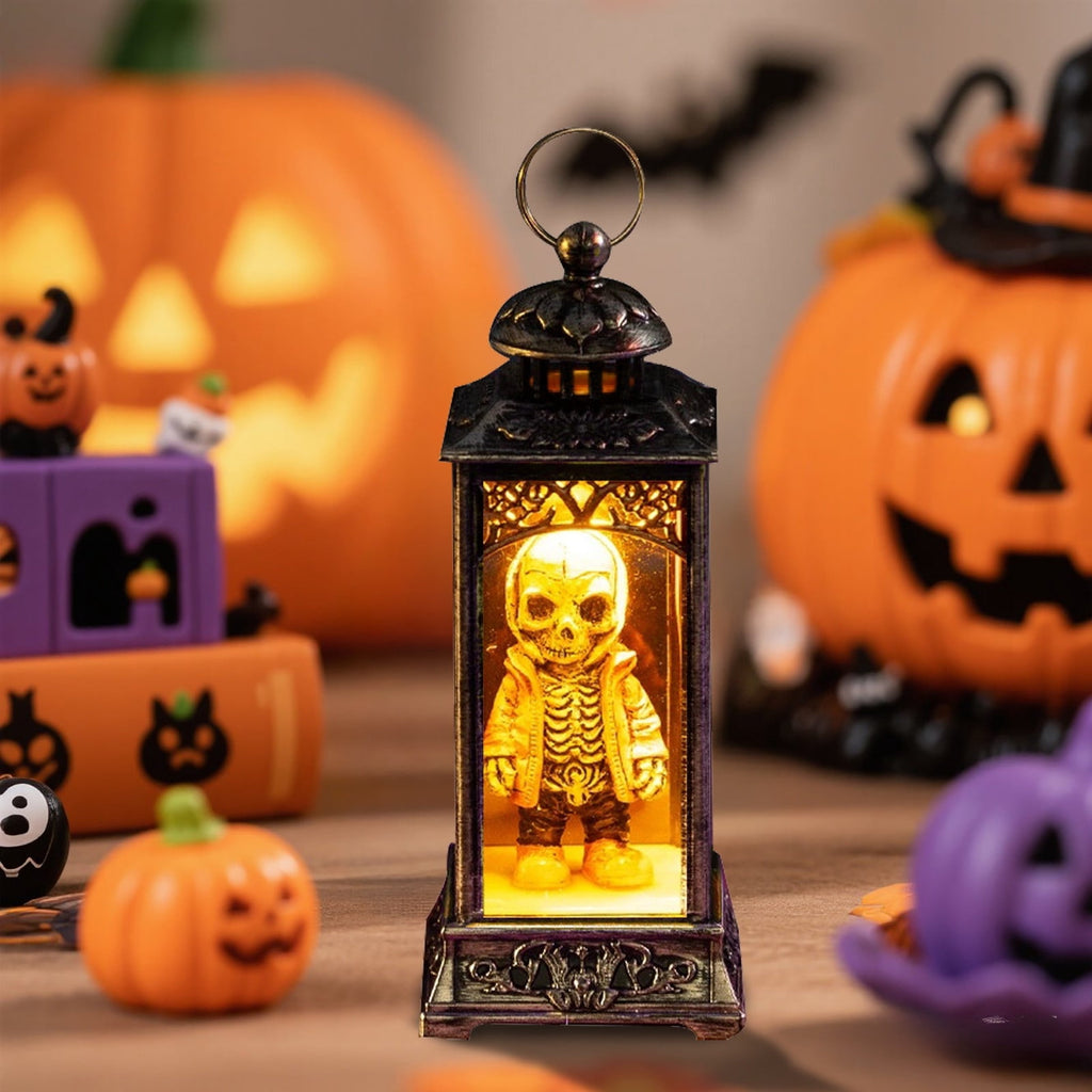 Halloween LED Skeleton Battery Operated Flameless Candle Light For Party Bar & Room Decorations