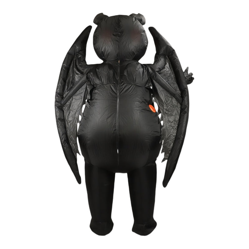 Halloween Moth Inflatable Costume Horror Fun Inflatable Costume Party Party Fun Dress Up Novelty Inflatable Costume,Height 59"–74.8",Bat
