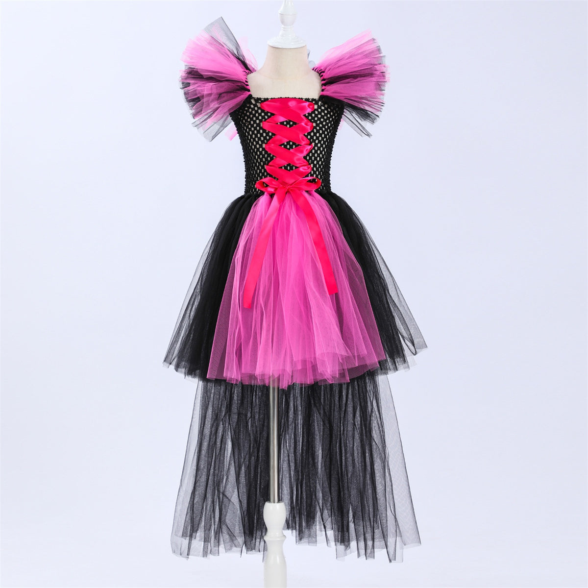 HNMKIU Halloween for Girls Toddler Kids Baby Girls Magnificent Witch Halloween Black Gown Fancy Dress Up Cosplay Party Tutu Dress Dresses E - 18-24 Months
