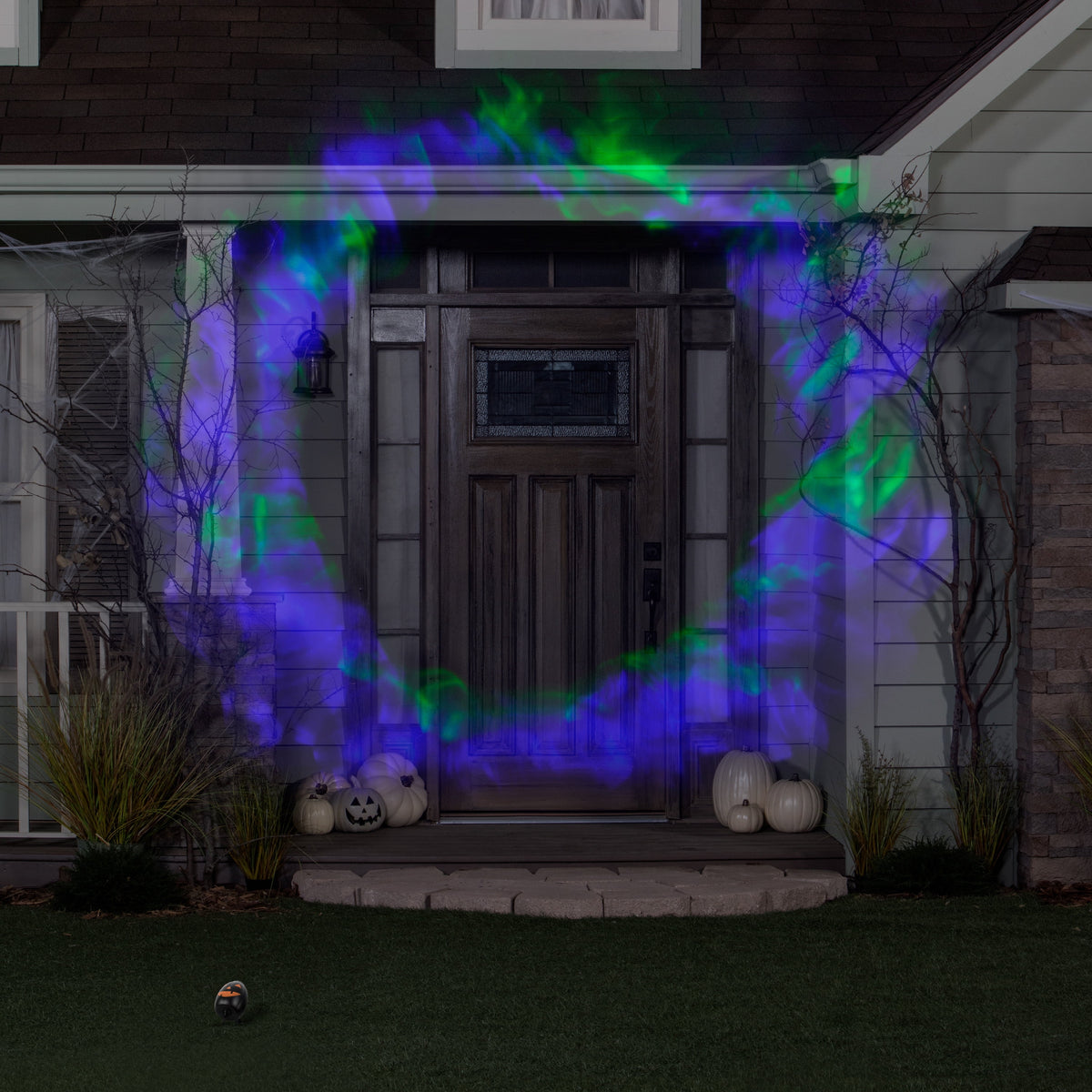 Gemmy Ring of Fire Multi-color LED Projector Lights Halloween Holiday Lighting, 5.59"