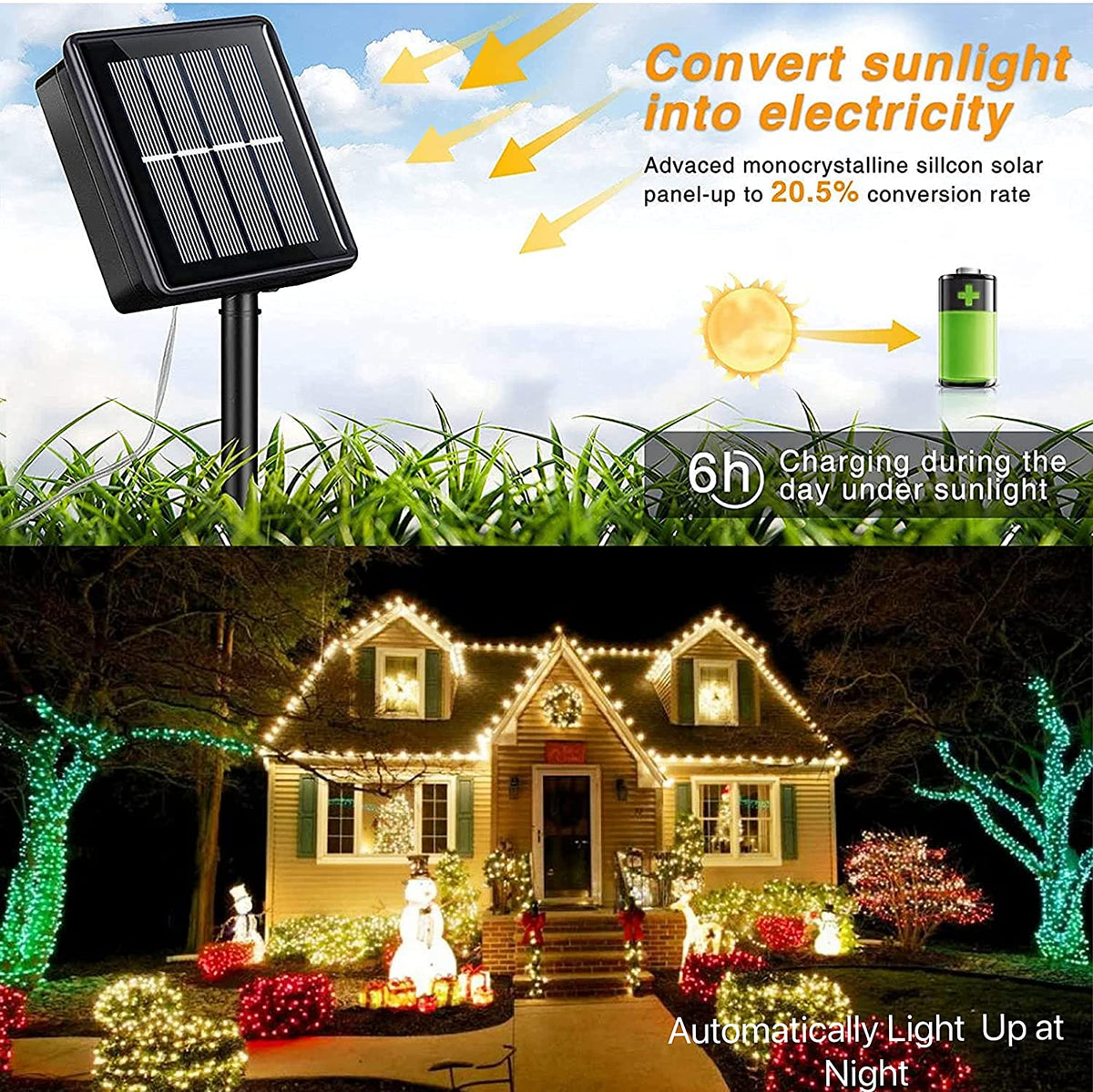 Purple Solar Fairy Lights Outdoor Waterproof, 4 Packs Each 33ft 100 LED Solar String Lights, 8 Modes Silver Wire Solar Twinkle Lights for Halloween Christmas Patio Garden