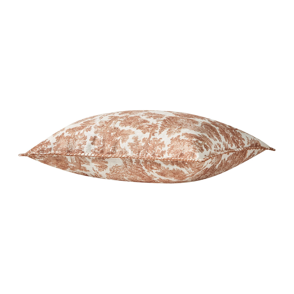 My Texas House Halloween Forest Toile Rust Oblong Decorative Pillow, 14" x 20"