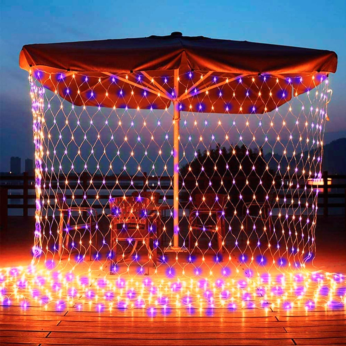 Dazzle Bright Christmas Net Lights, 360 LED 12FT x 5 FT Transparent Wire Waterproof Connectable String Lights with 8 Modes Christmas Outdoor Lights for Bushes Garden Party Holiday Decoration (Green)