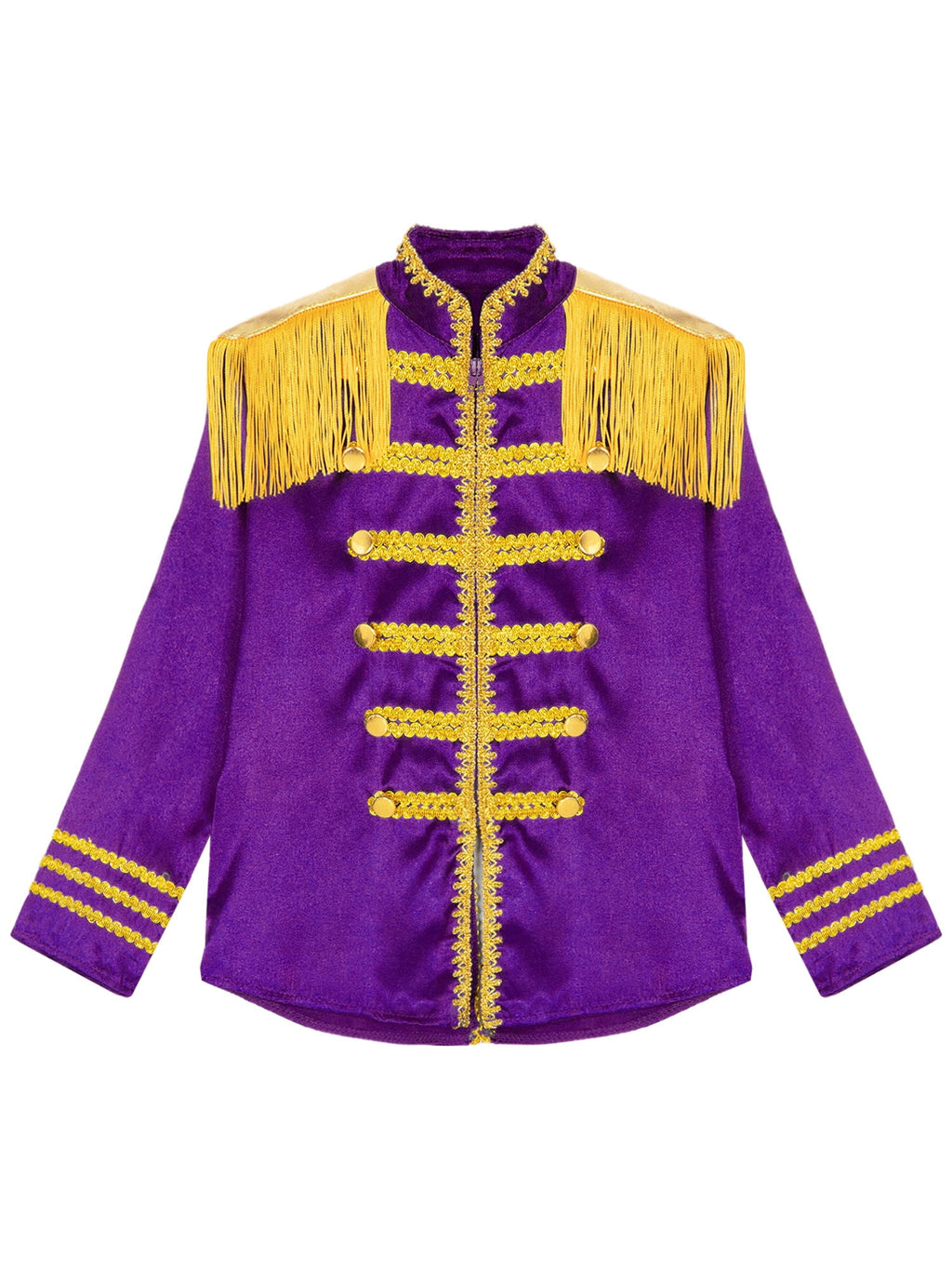 iiniim Kids Boys 1960s British Pop-Star Shirt Long Sleeve 60s Rock Band Musician Zipper Jacket Royal Blue 6